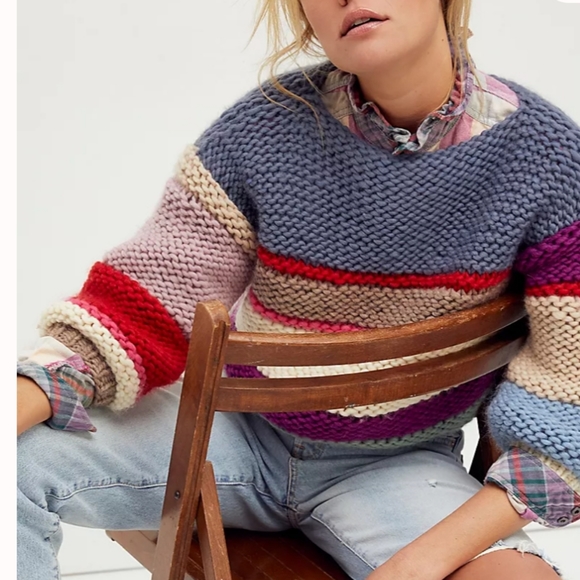 NWT FREE PEOPLE X Maiami Big Sweater